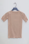 BASERANGE Hawthorn Ribbed Cotton T-shirt BAS-TTO3-RB-SP24-HAPTIC TTO3-RB-000